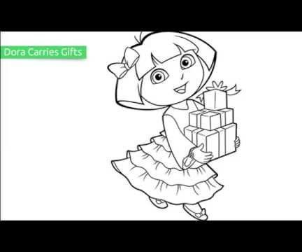 Top 25 Free Printable Dora Coloring Pages Online