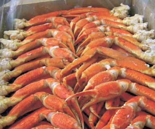 Grilling Shrimp Scampi and Snow Crab Legs