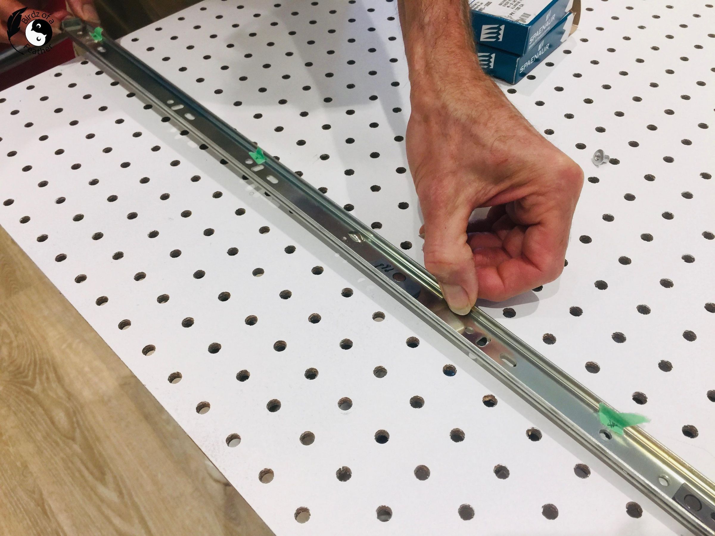 How to Make a Pull Out Pegboard Organizer 11 Steps (with Pictures