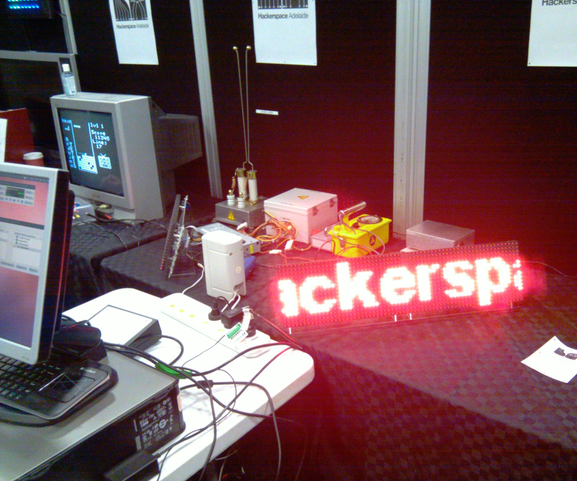 Stand for Freetronics Dot Matrix Display