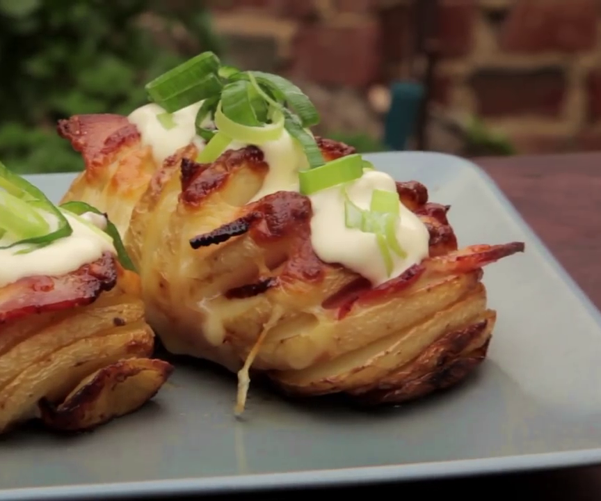 How to Cook Loaded Hasselback Potatoes