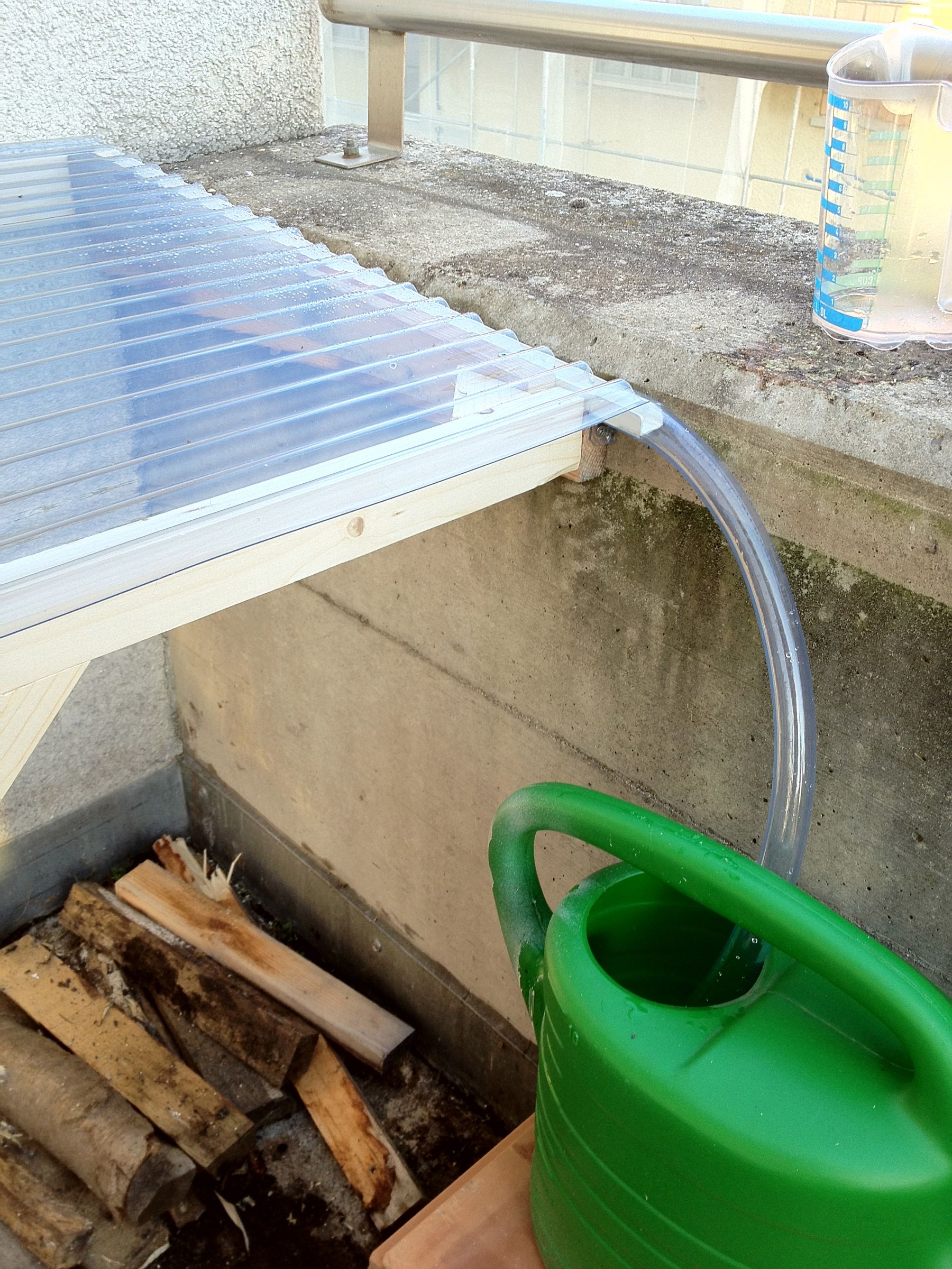 Firewood Rain Protection That Stores the Rainwater Instructables