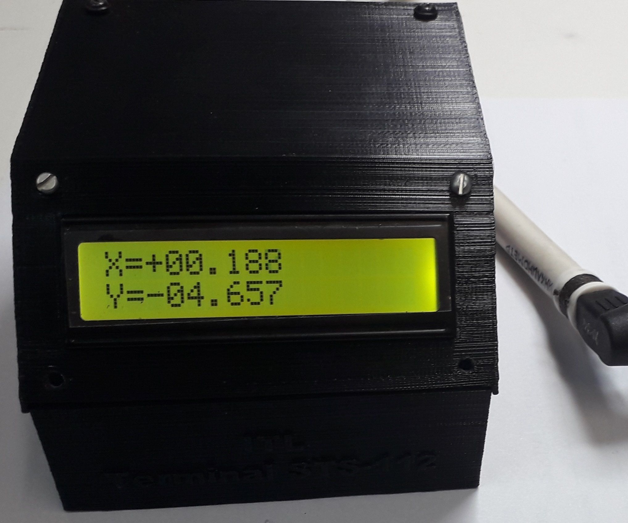 LCD Display for Inclinometer