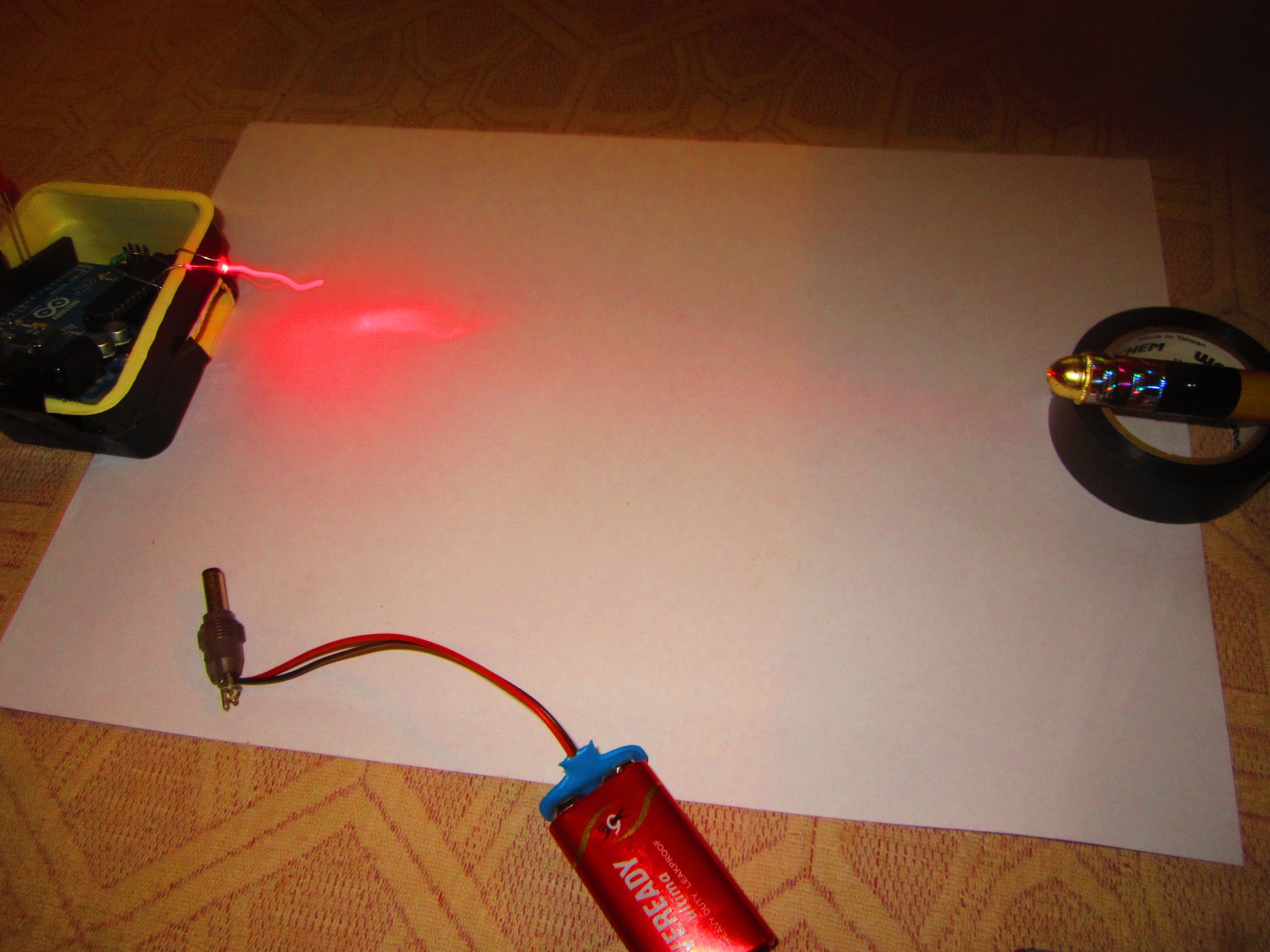 Laser maze Security System
