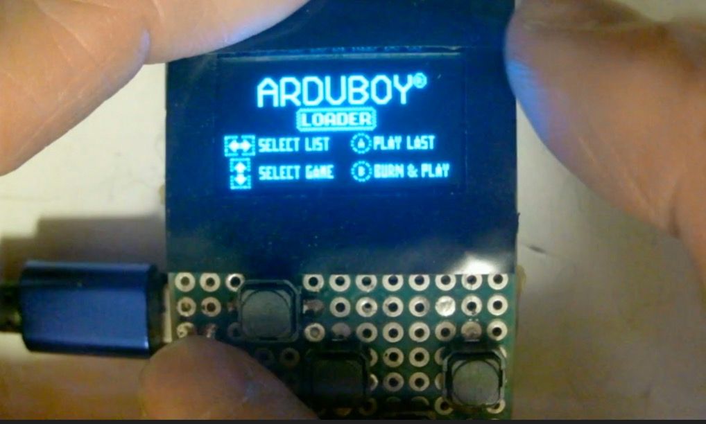 ArduBaby - Half Size Arduboy With 500 Games on Serial Flash : 10
