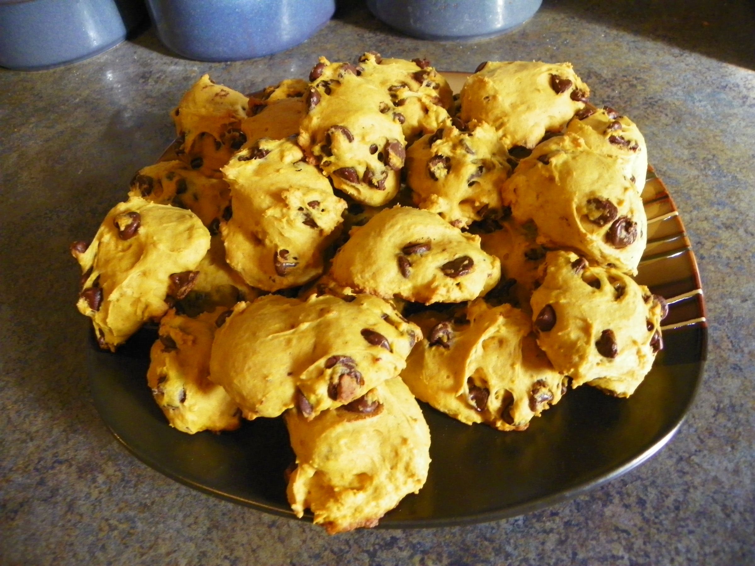 Pumpkin Chocolate-chip Cookies