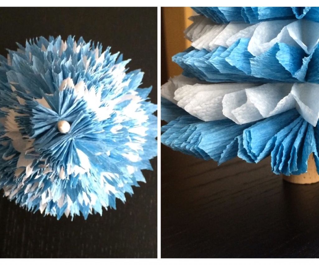 Fluffy Christmas Tree Out of Paper