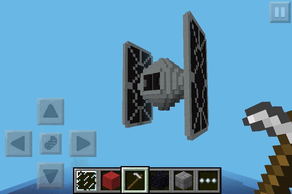 How to Make a Tie Fighter in Minecraft