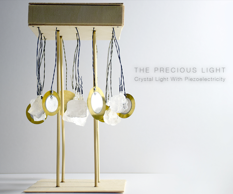 Crystal Light With Piezoelectricity | the Precious Light