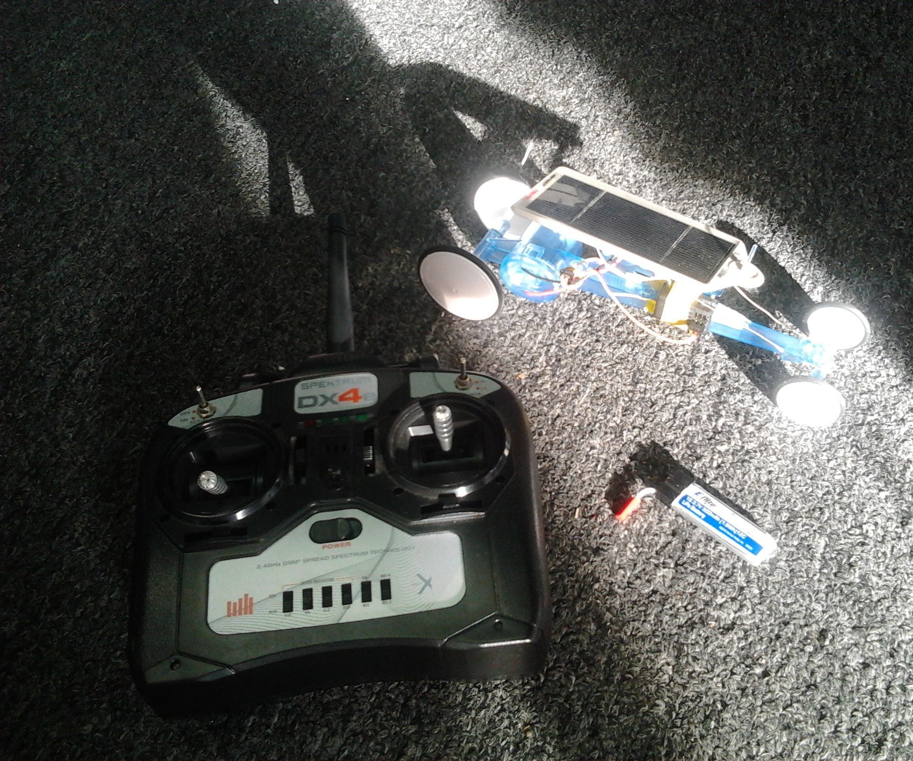 Tamiya Solar Car, R/C Steering