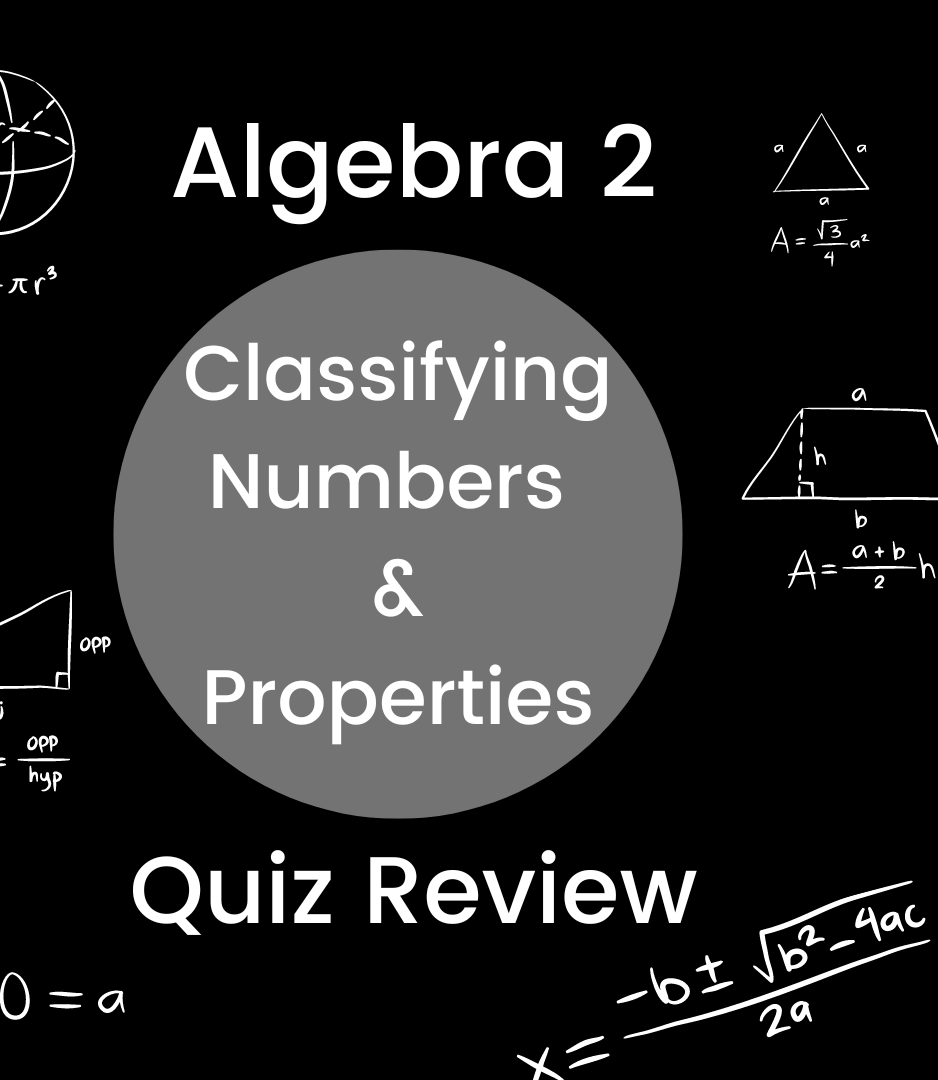Classifying Numbers & Properties (Algebra 2 HN)