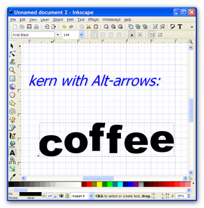 Inkscape Jittery Text Tutorial