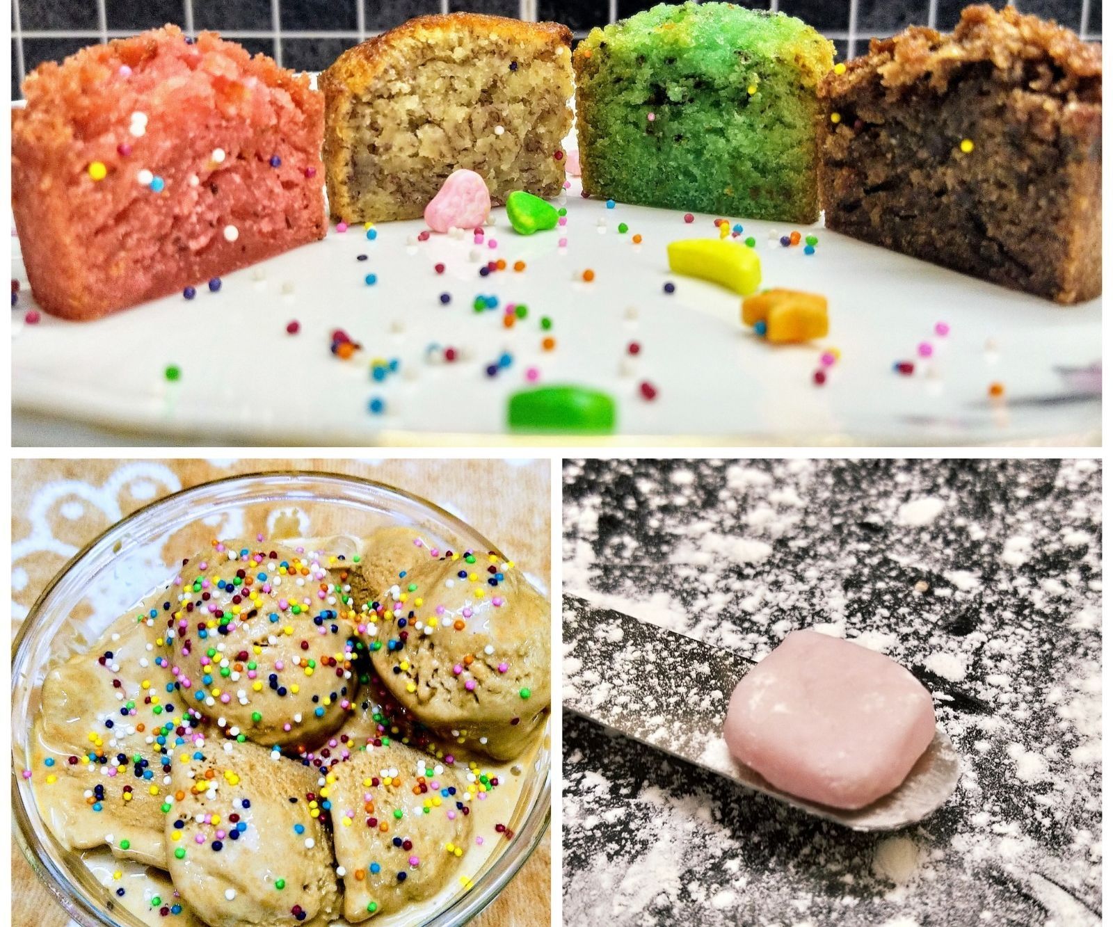 Eggless Cupcake - Vegan Marshmallow - Cream Less Ice Cream