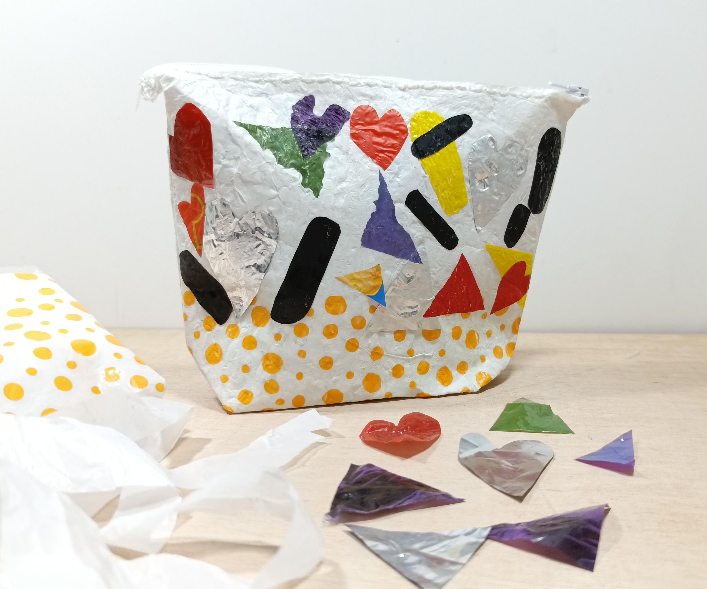 Pencil Pouch With Plastic Bags