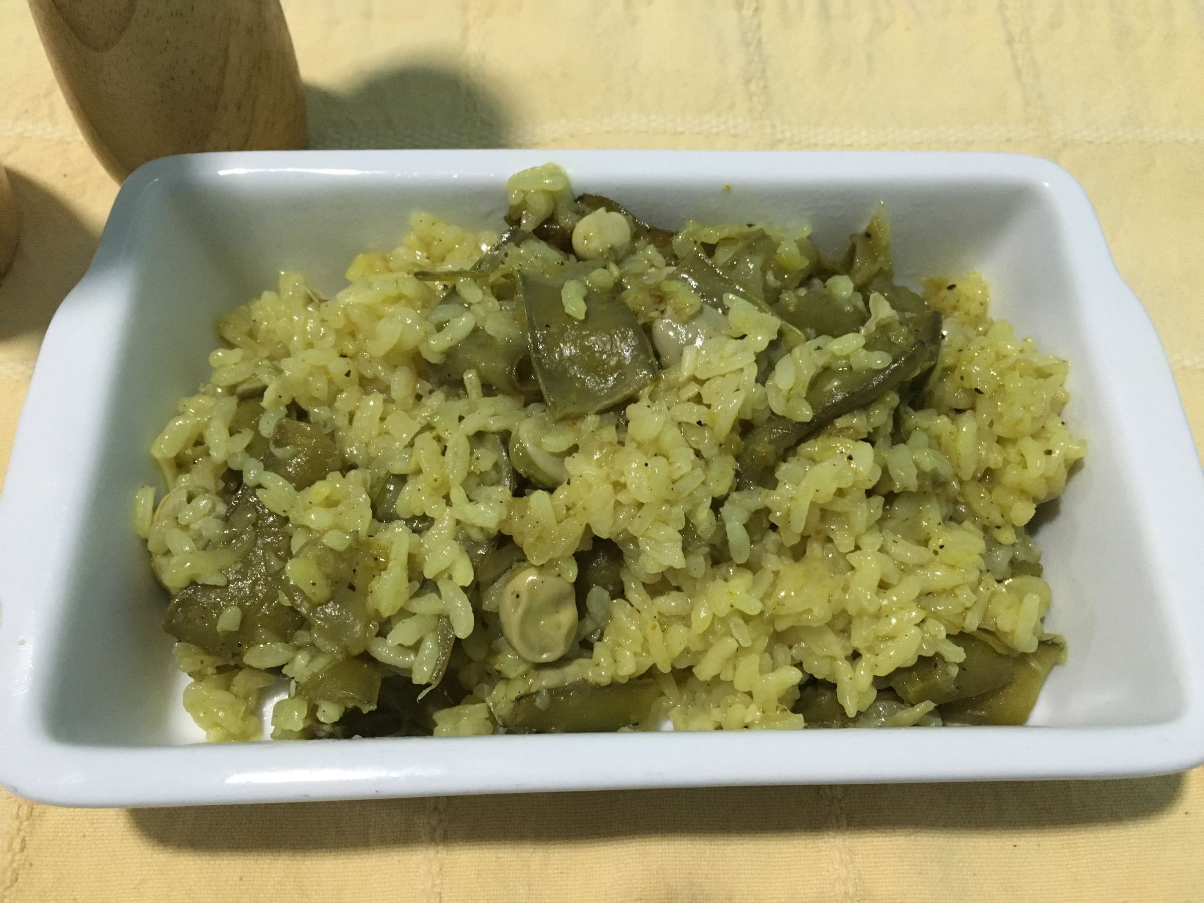 Rice and Green Beans