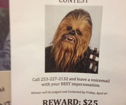 Wookie Impression Contest