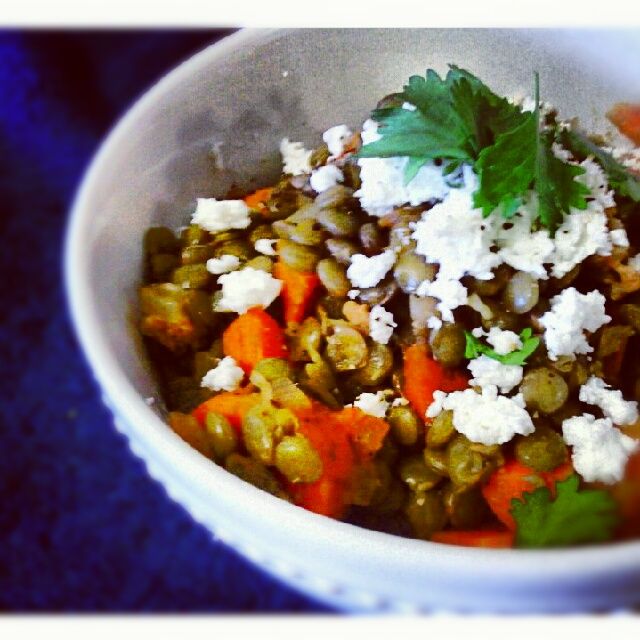 Lentil and Lamb Sausage Stew