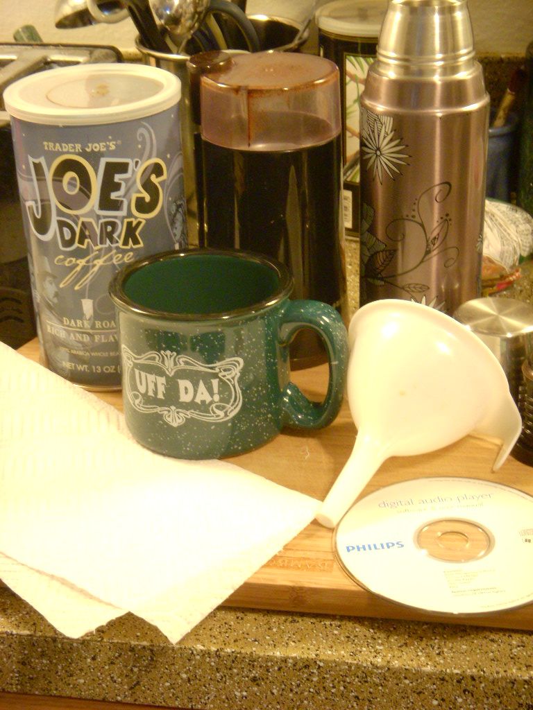 How to make 1 cup of MacGyver Coffee