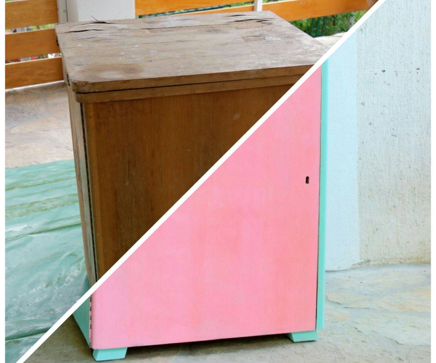 New Life for Sewing Machine Cabinet