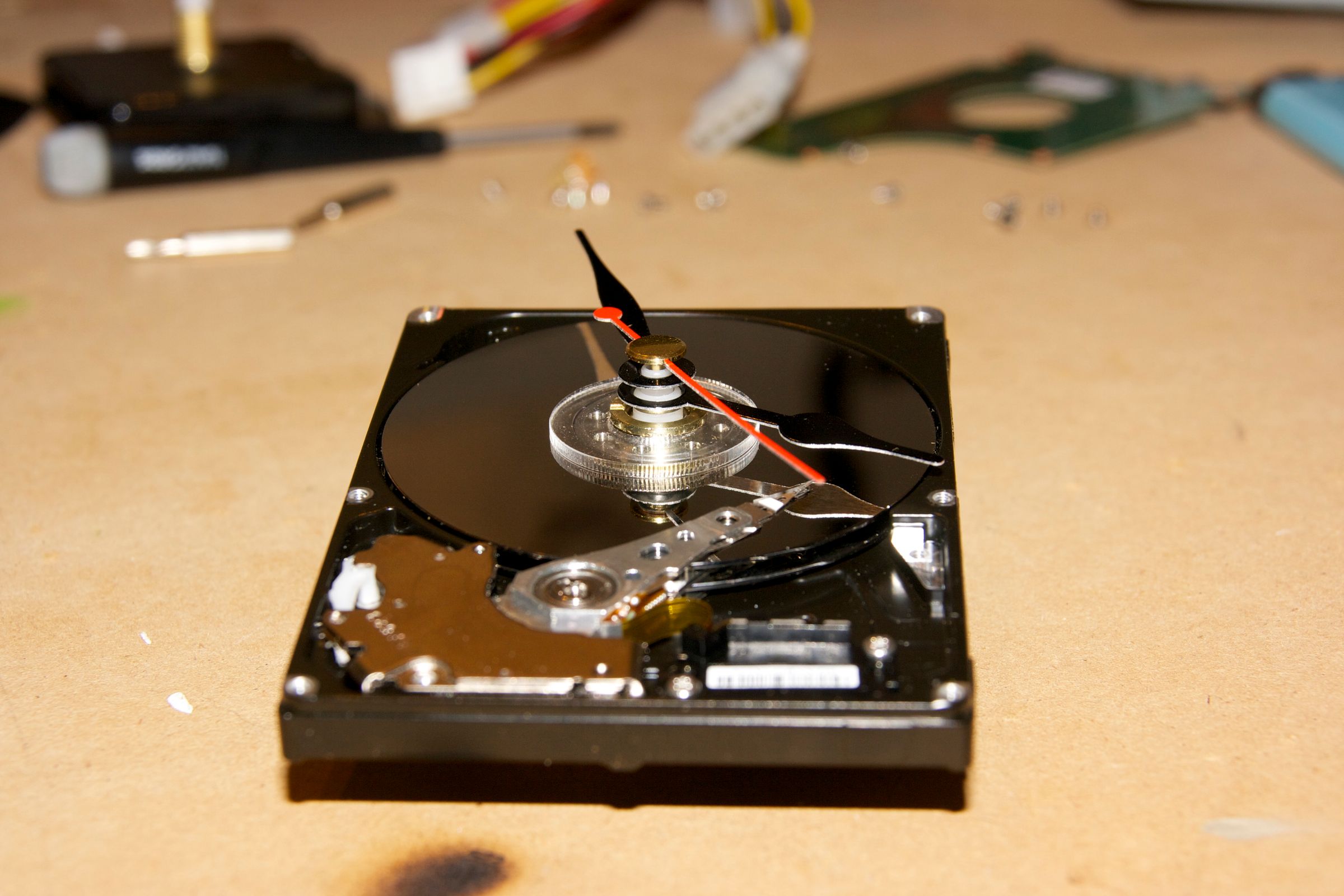 2.5" HDD Clock