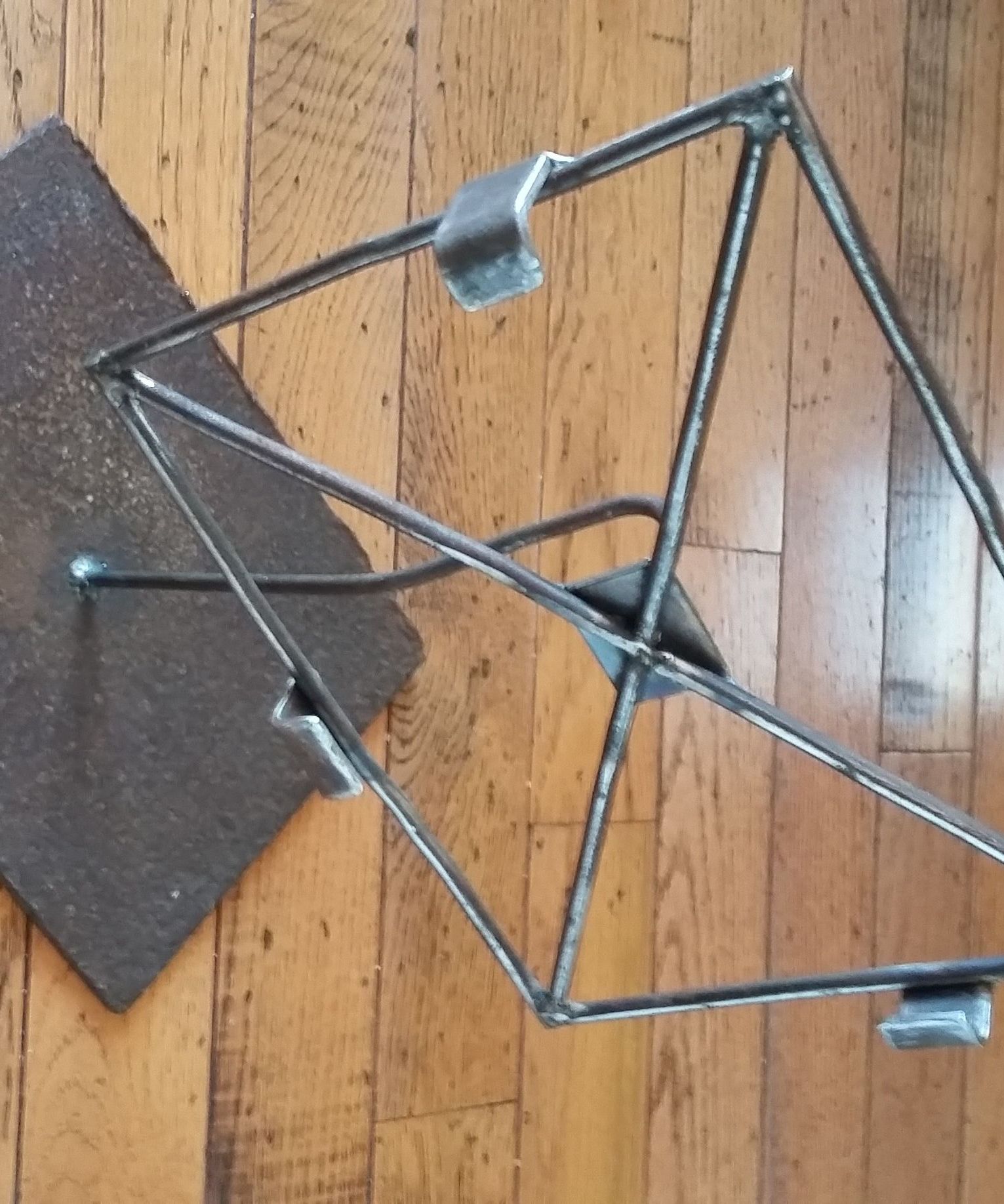 IPad Stands From Scrap Metal