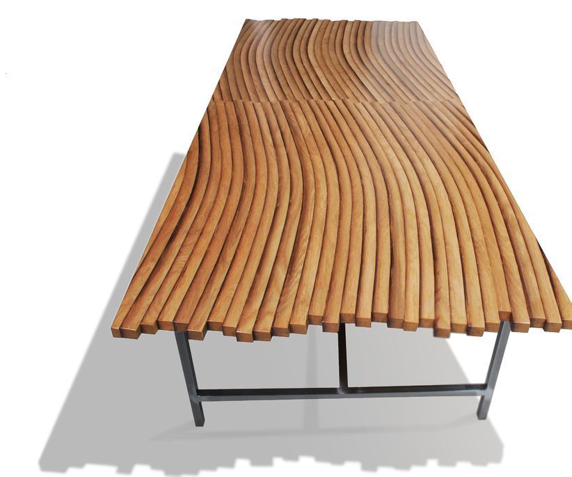 Mesa De Café De Un Barril De Vino De Roble