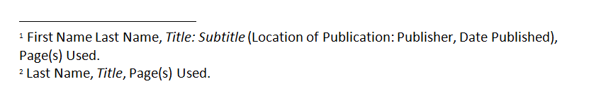 Learn the Footnote Formula