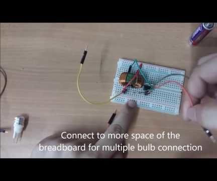 High Step Up Current Joule Thief to Power Up Multiple 8 Volts LEDs