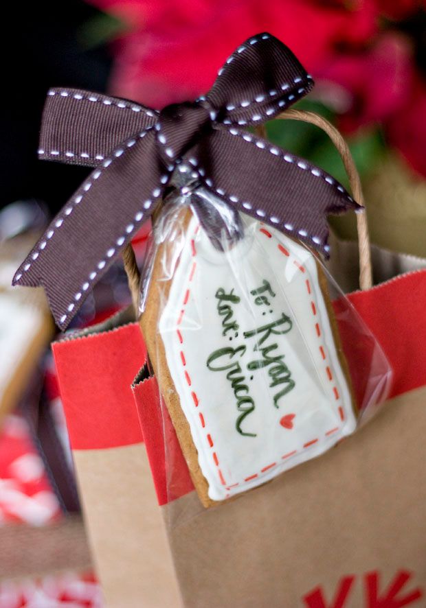 Gingerbread Gift Tag Cookies