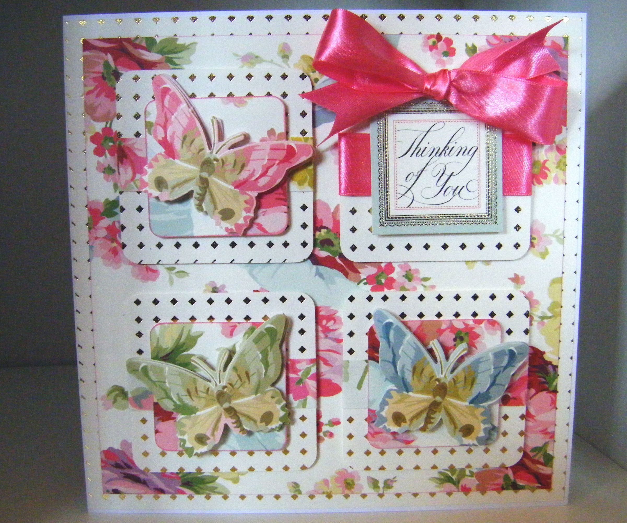 How to Make a Beautiful Butterfly Rose Card
