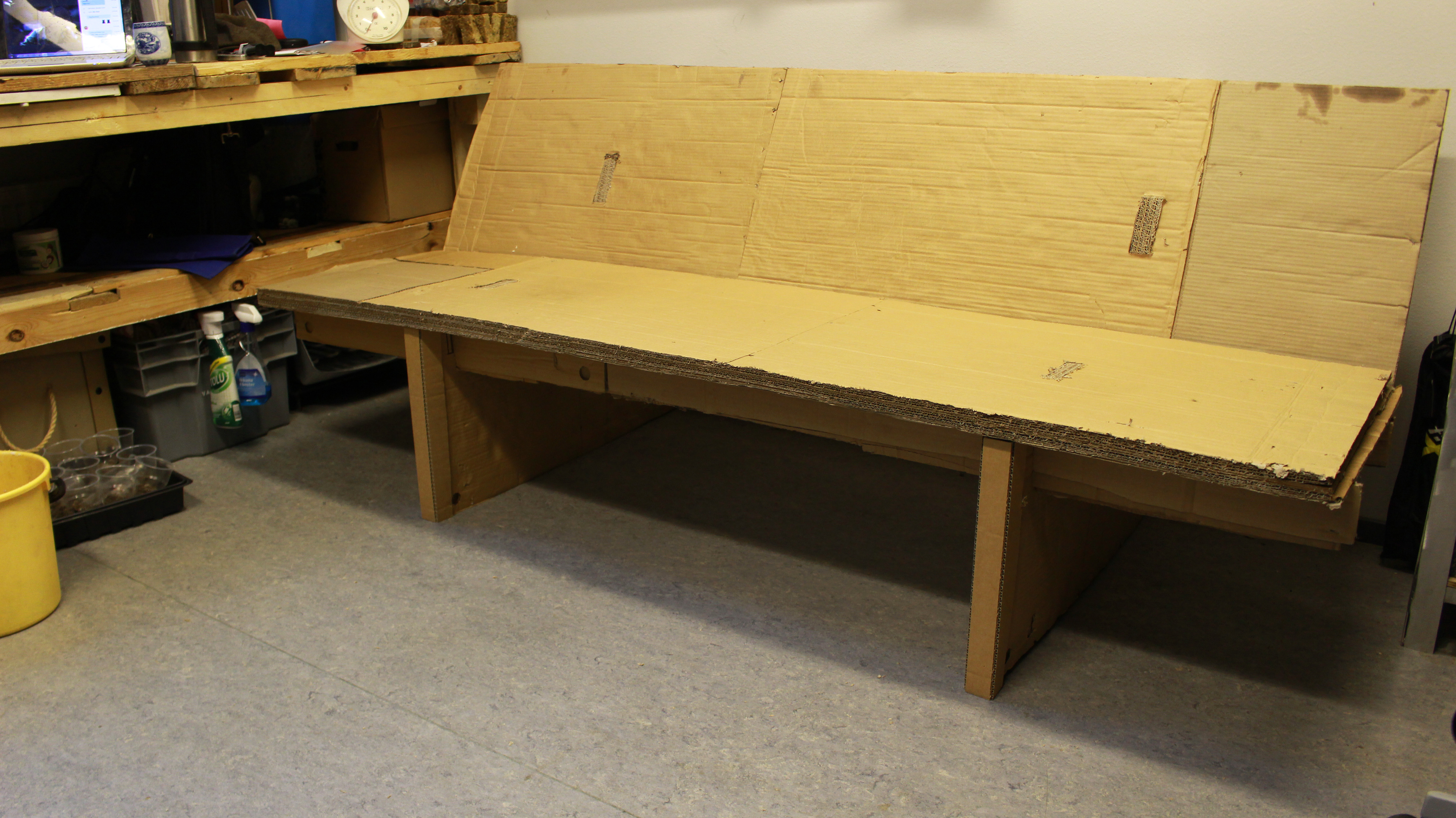 Cardboard Couch 10 Steps (with Pictures) Instructables