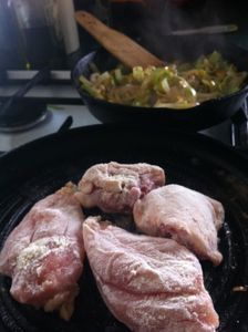 Dredge & Fry Chicken Pieces