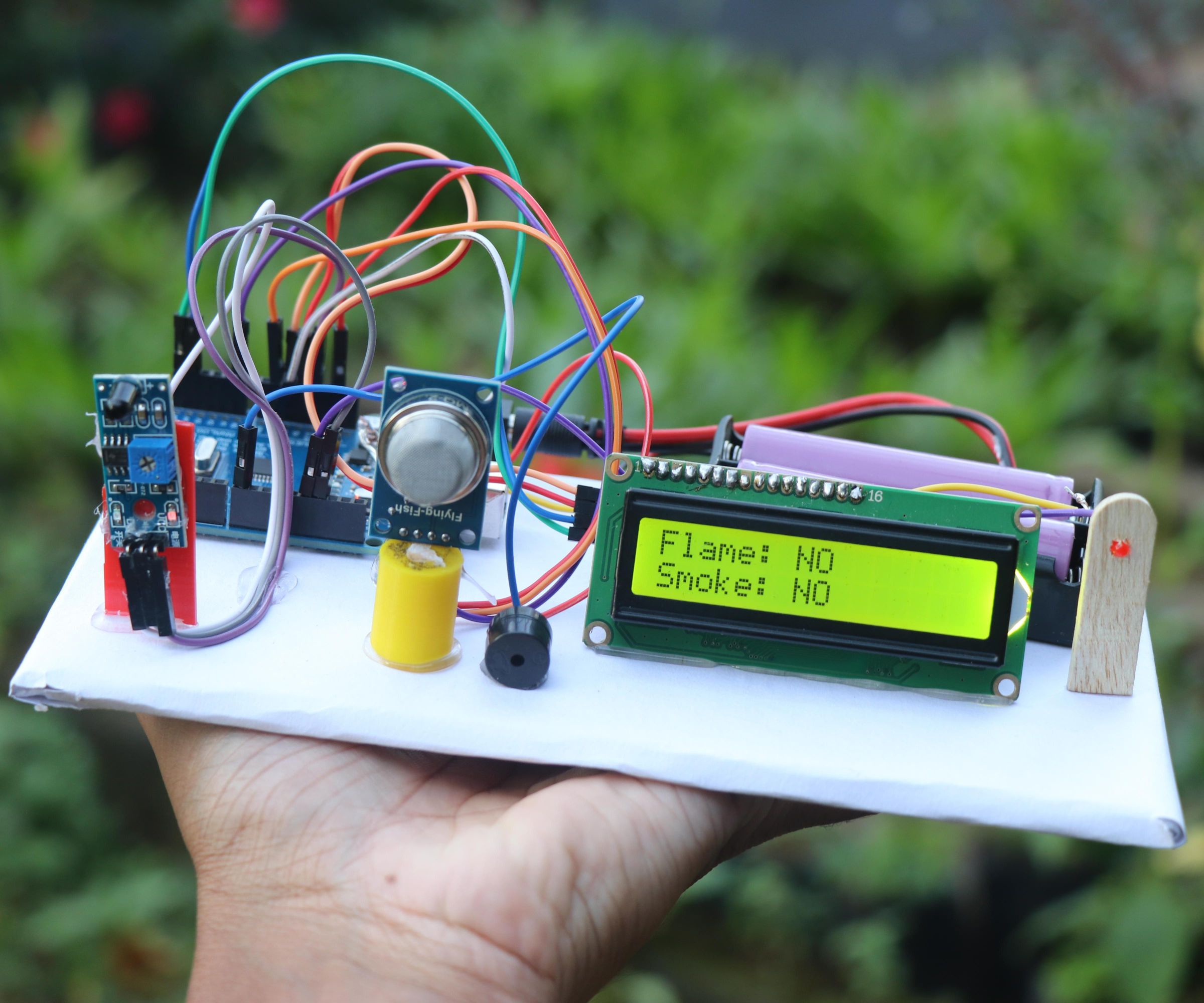 Arduino Gas Leakage and Flame Detection With Alert System and Real Time Monitoring