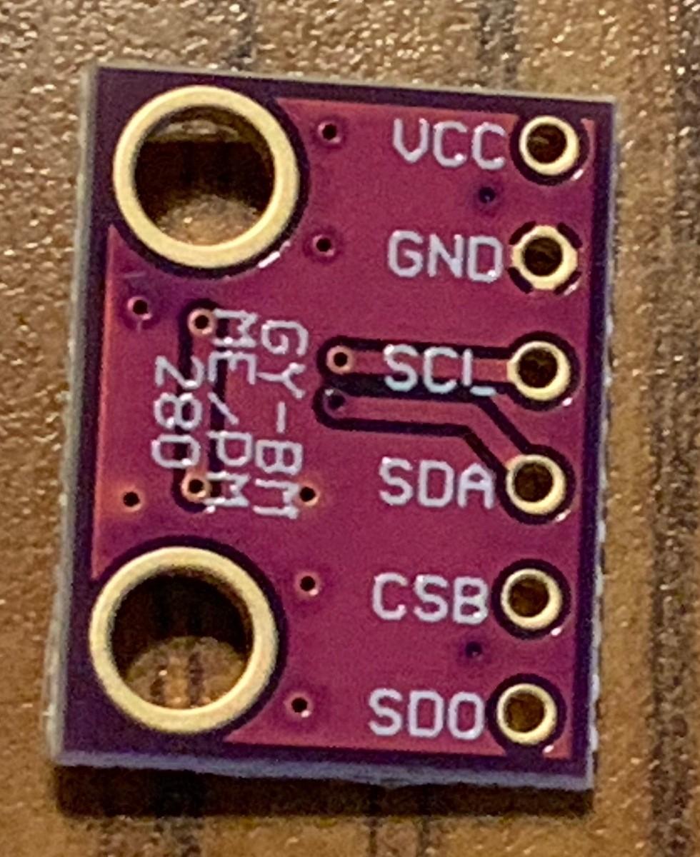 Running Wires to BME280 Sensor
