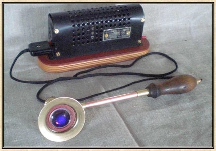 Steampunked  Detector for Fluorescent Seals and Hallmarks
