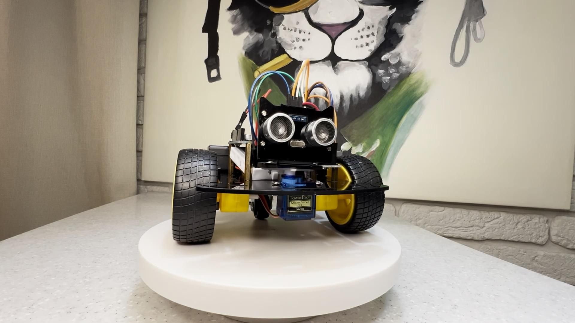 How to Make a DIY Arduino Obstacle Avoiding Car & WiFi Controlled : 11 ...