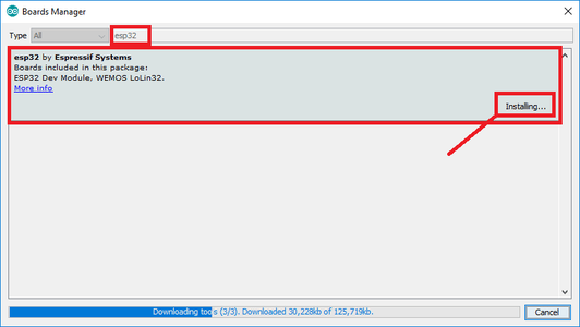 Installing the ESP32 Board in Arduino IDE (Windows, Mac OS X, Linux ...