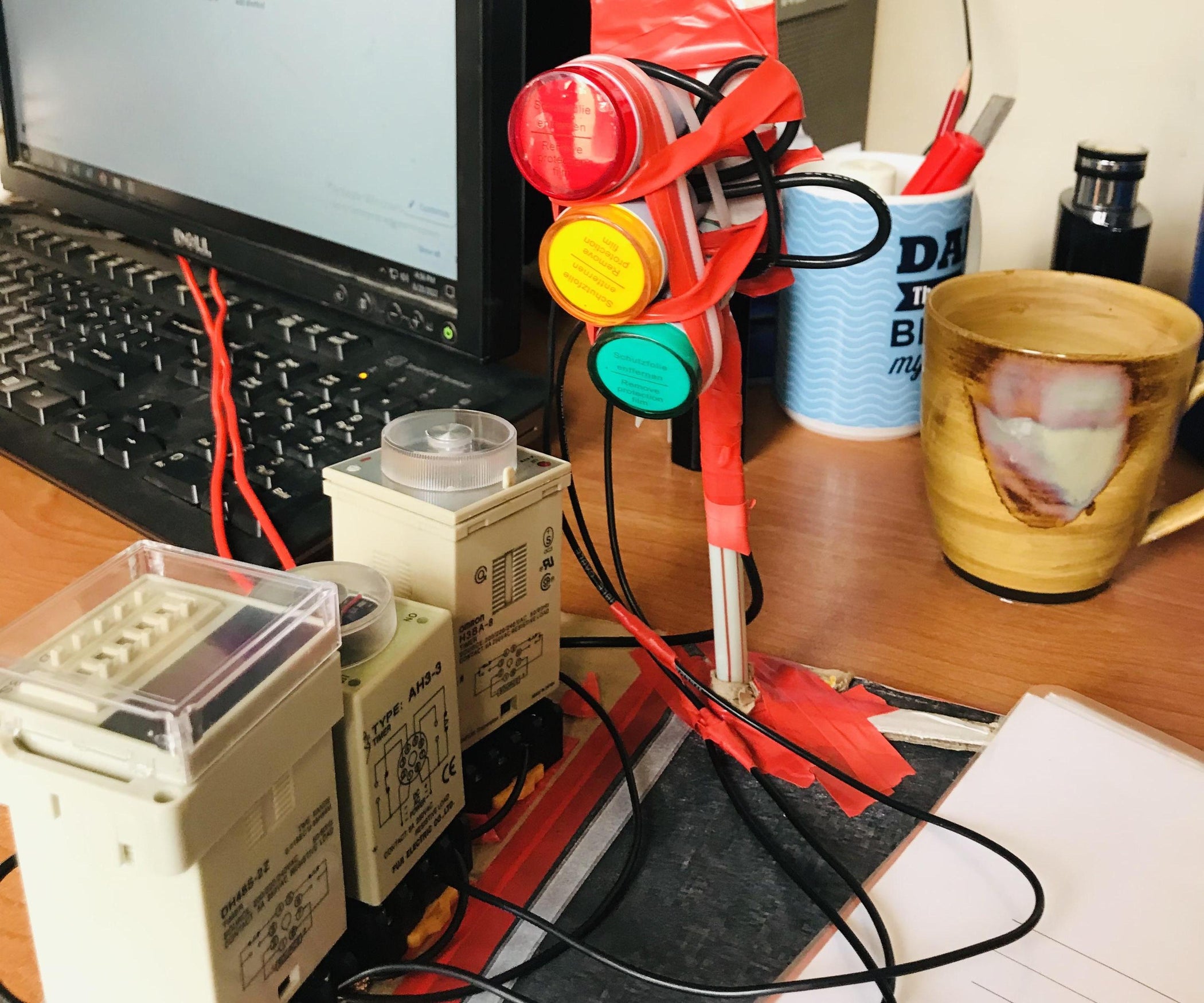 Traffic Light System by Using Timer Relays Instructables