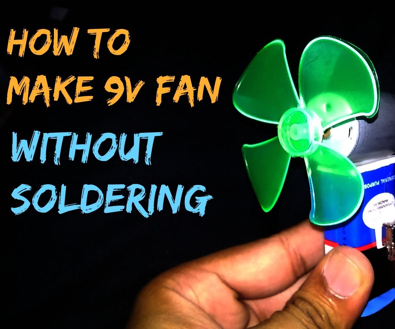 Homemade Pocket Fan Very Easy Instructables