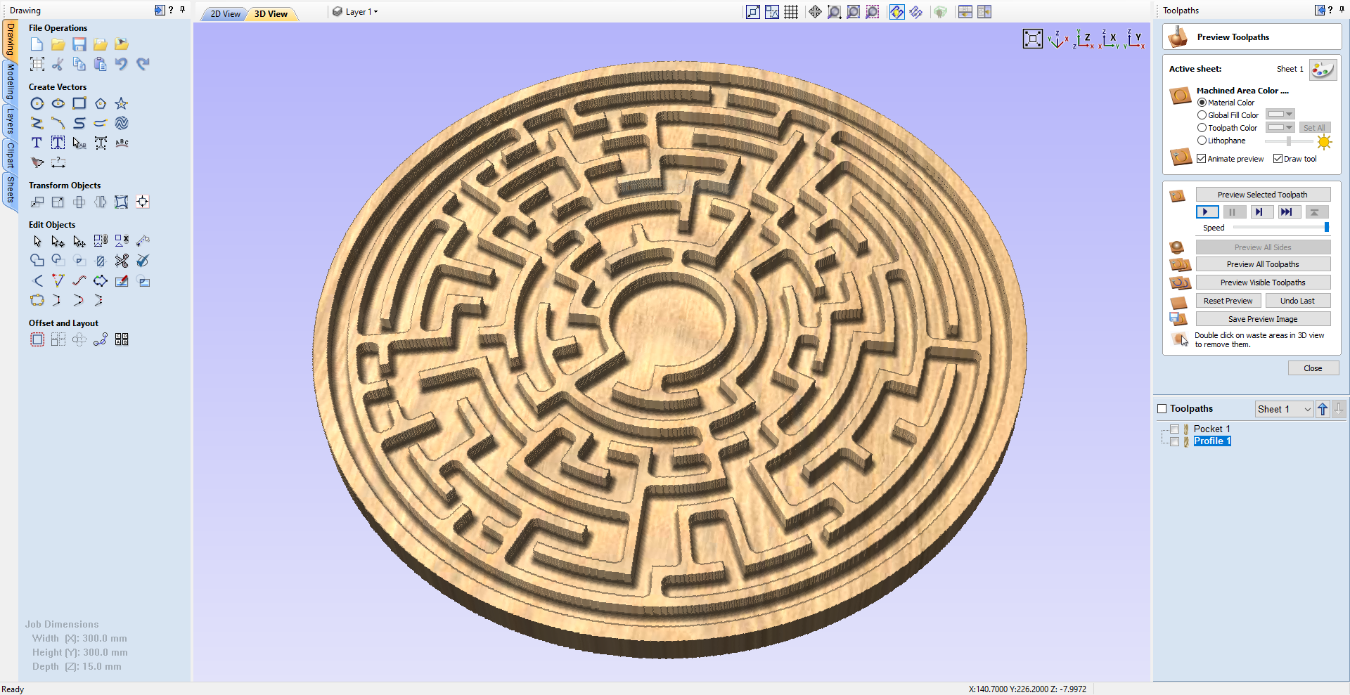 Maze Design Made Easy for Fusion 360 or Vetric Software : 5 Steps ...