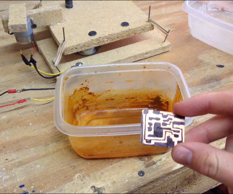 Circuit Board Manufacturing Without a Computer Part 2: the Etching Process