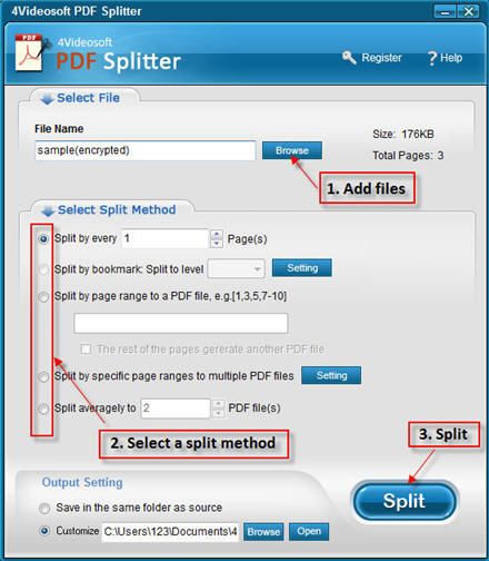 Split PDF Page in Half
