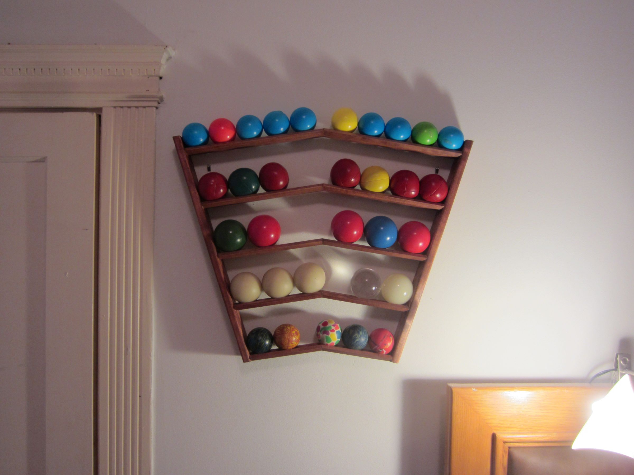 Juggling Ball Storage Rack