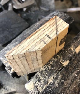 Shape the Blade Support Piece