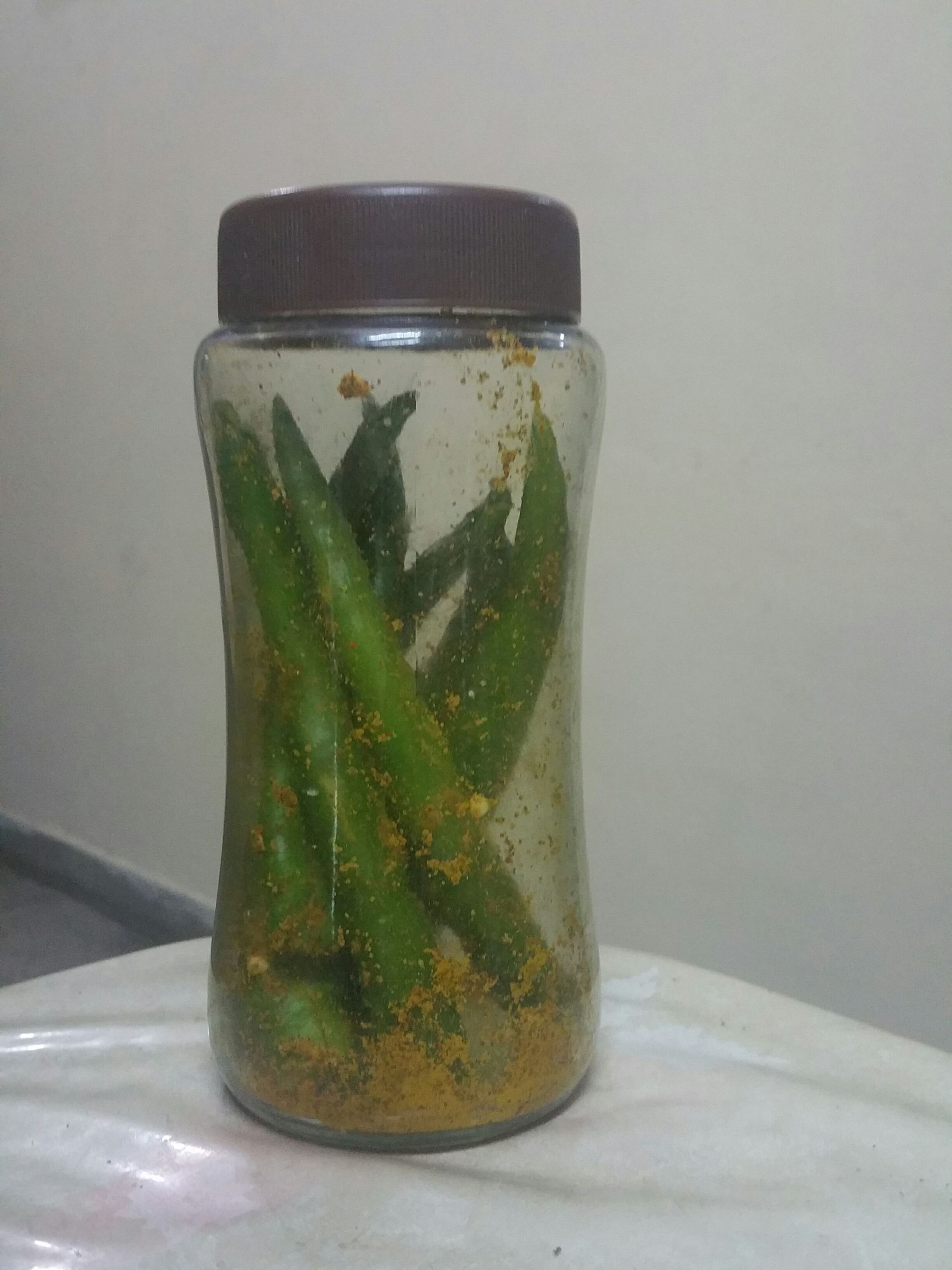 Citrus & Spicy Pickled Chillies- Oilfree & Easy