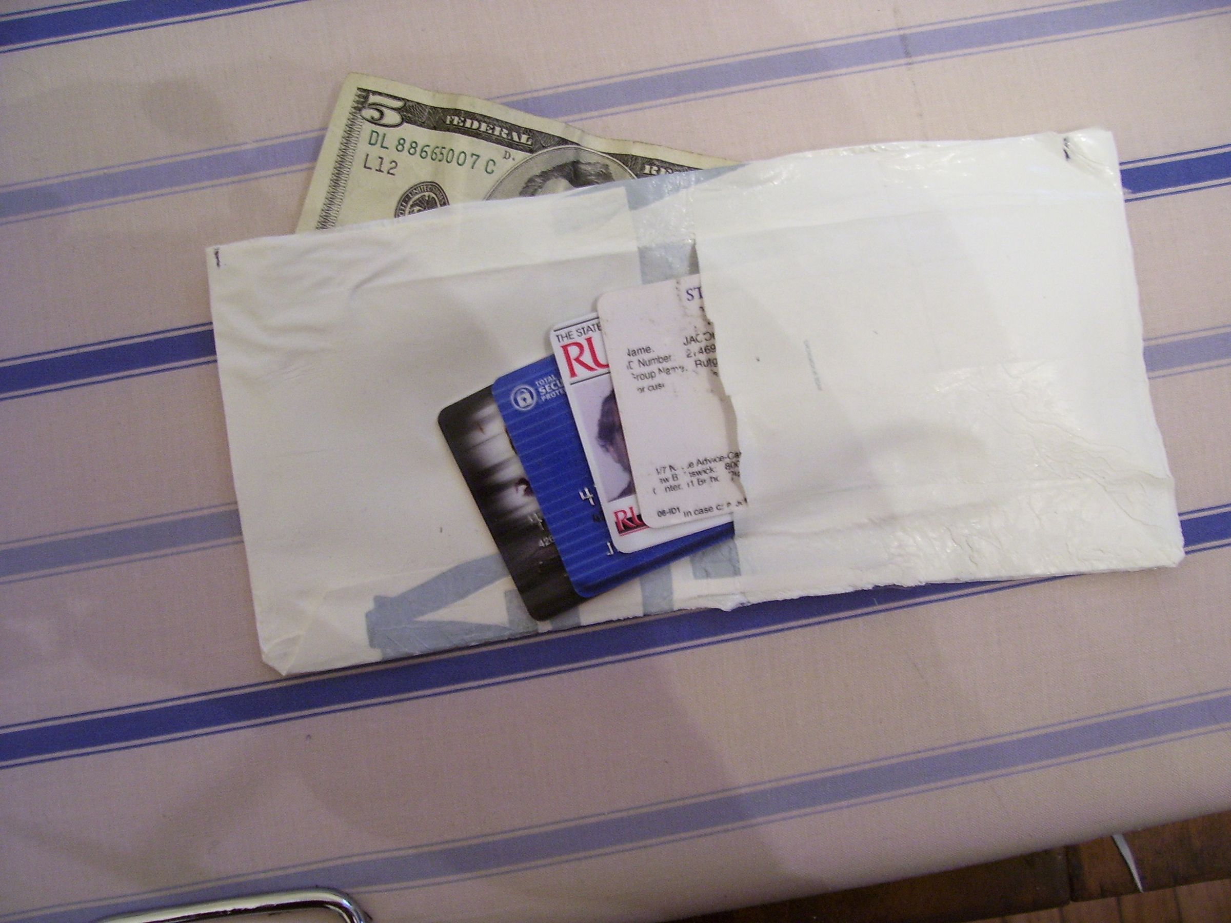 Shopping Bag Wallet (no Sew, All Iron!)