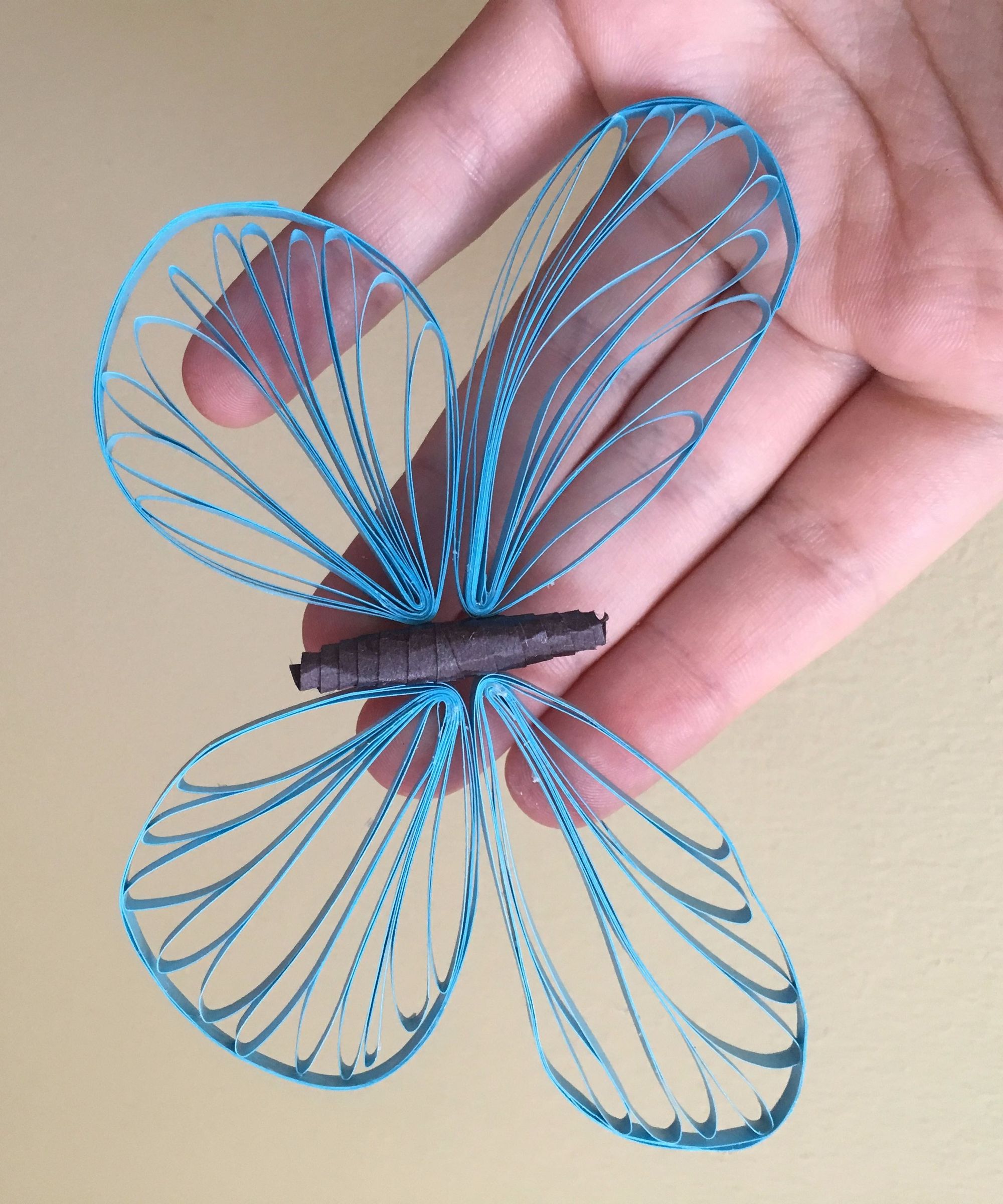 Quilled Shimmering Butterfly