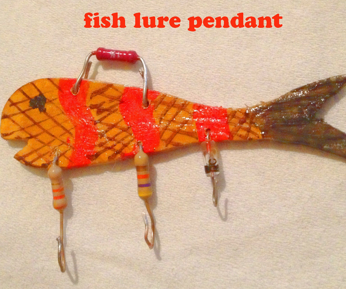 Fish lure pendant