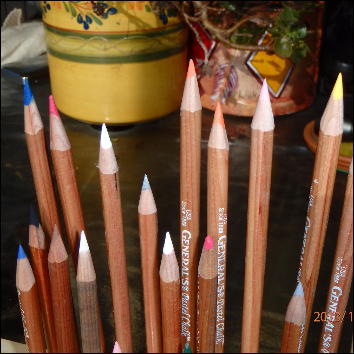 How to Sharpen Pastel Pencils