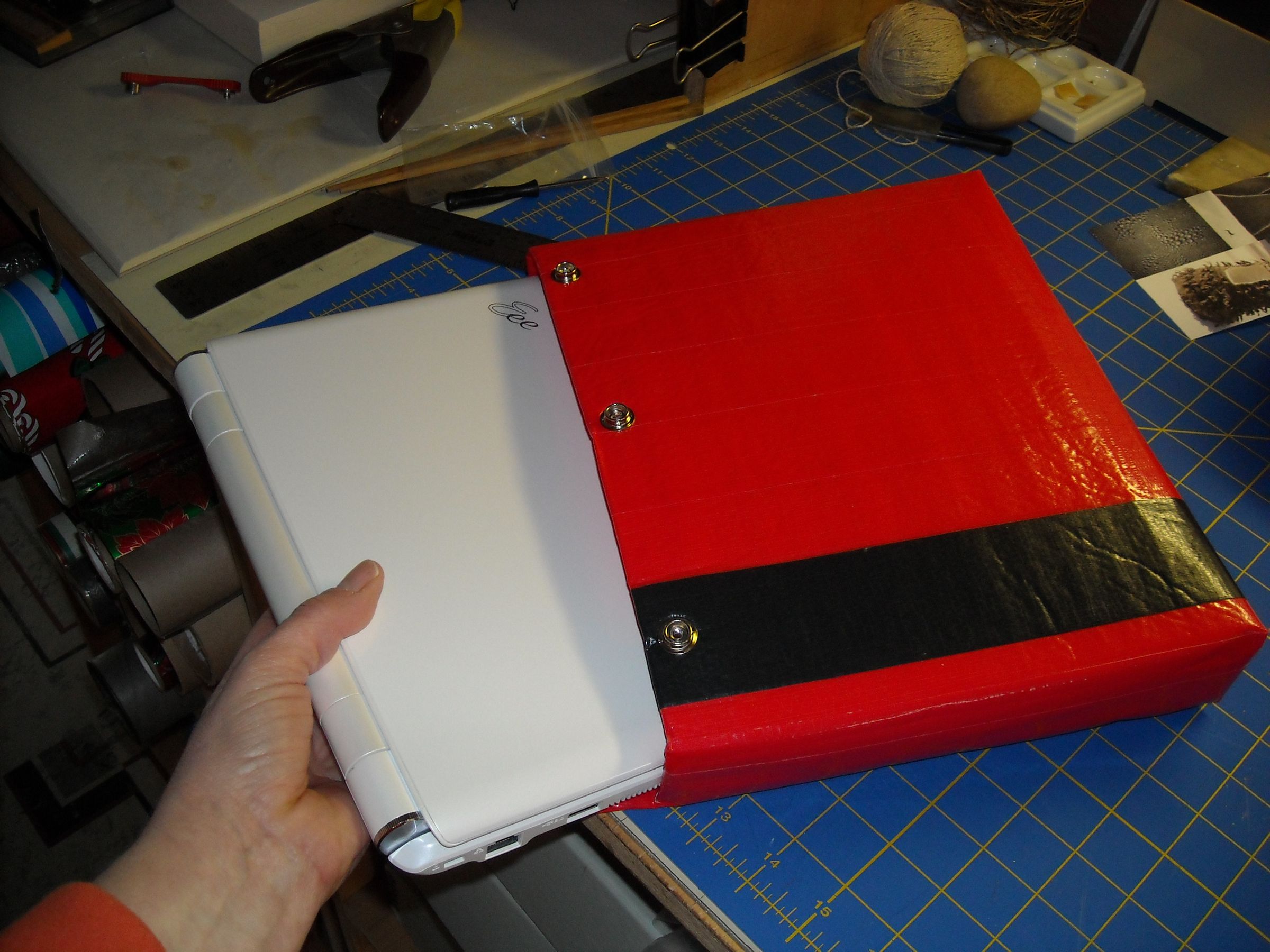 Cushioned Duct Tape Laptop Sleeve